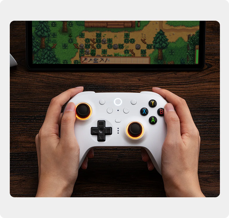 8BitDo Ultimate 2 Wireless Controle Gamer para PC & Android com TMR Motion Control, 8Speed