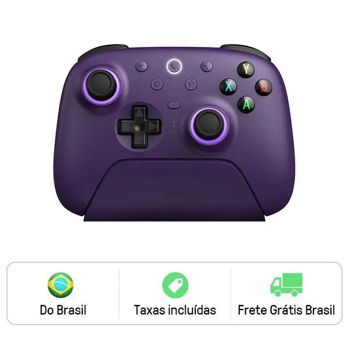8BitDo Ultimate 2 Wireless Controle Gamer para PC & Android com TMR Motion Control, 8Speed