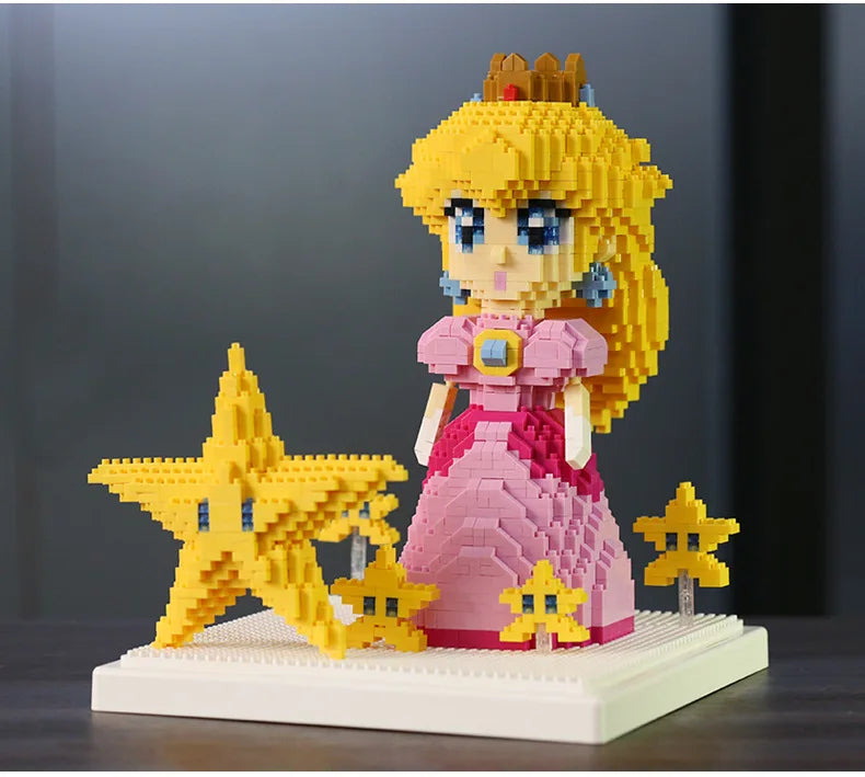 Quebra-Cabeça Blocos Princesa Peach Mario World | HEROCROSS (2508pcs)