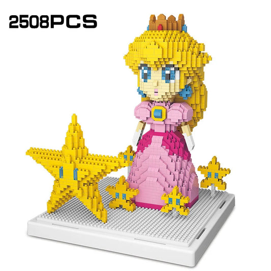 Quebra-Cabeça Blocos Princesa Peach Mario World | HEROCROSS (2508pcs)