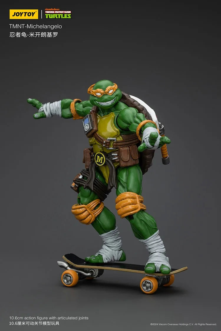 Action Figure Tartarugas Ninja Michelangelo | JOY TOY (18cm)