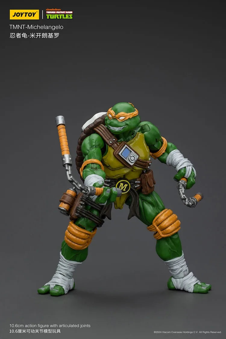 Action Figure Tartarugas Ninja Michelangelo | JOY TOY (18cm)