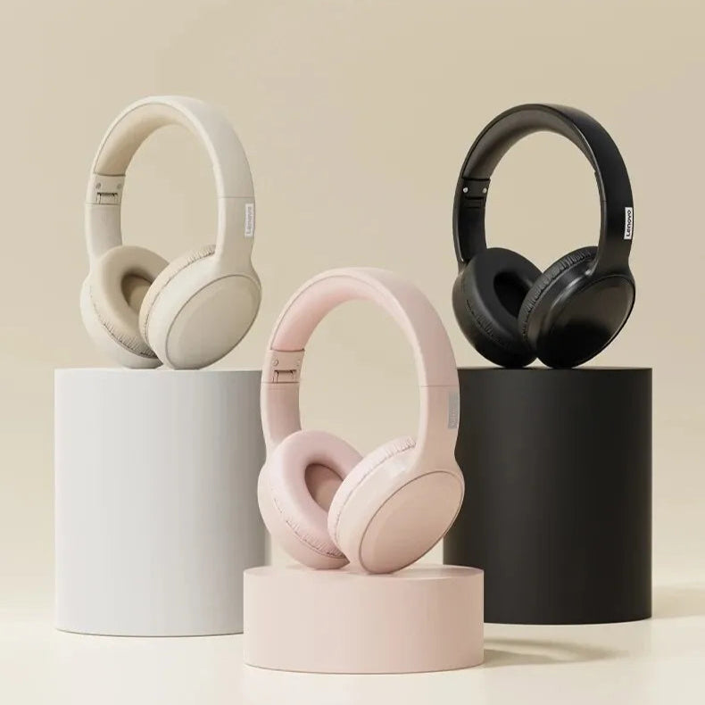 Lenovo TH30 Headphones Sem Fio Bluetooth 5.3 Dobrável