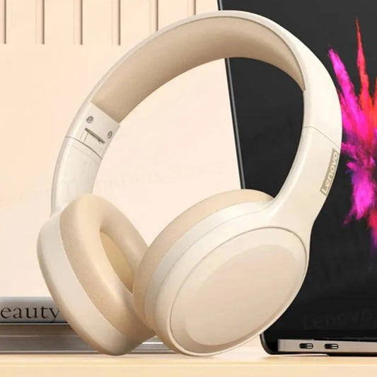 Lenovo TH30 Headphones Sem Fio Bluetooth 5.3 Dobrável