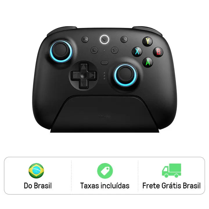 8BitDo Ultimate 2 Wireless Controle Gamer para PC & Android com TMR Motion Control, 8Speed