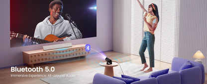 Wimius Projector FullHD 1080P 300 ANSI Android 11 Wifi Bluetooth Projetor Portátil