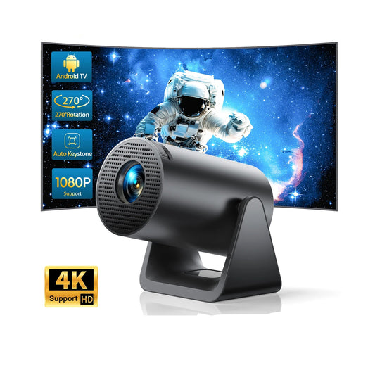 Wimius Projector FullHD 1080P 300 ANSI Android 11 Wifi Bluetooth Projetor Portátil