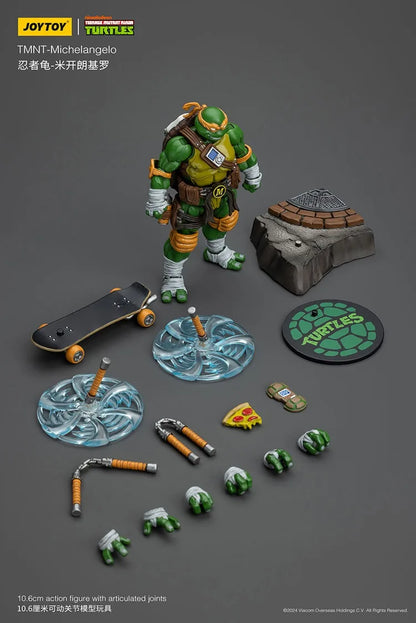 Action Figure Tartarugas Ninja Michelangelo | JOY TOY (18cm)