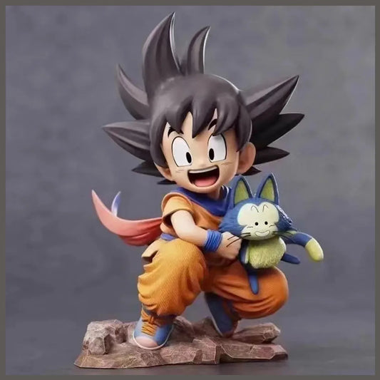 Action Figure Dragon Ball Pequeno Goku Modelo de PVC 10cm