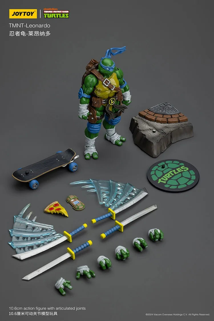 Action Figure Tartarugas Ninja Leonardo | JOY TOY (18cm)