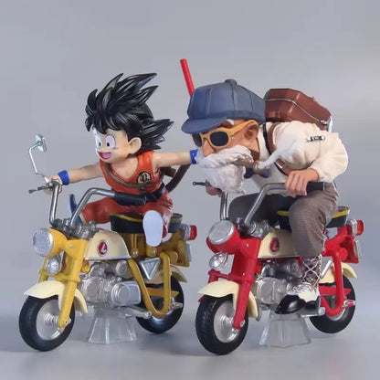 Kit Action Figure Goku e Mestre Kame Dragon Ball | BANDAI (13cm, Escala 1/6)