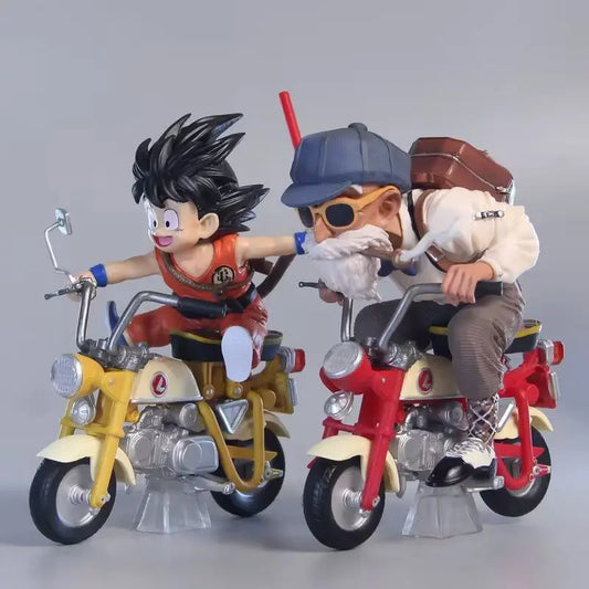 Kit Action Figure Goku e Mestre Kame Dragon Ball | BANDAI (13cm, Escala 1/6)