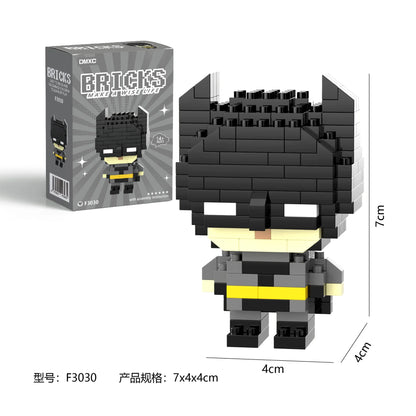 Quebra-Cabeça de Blocos Avengers, Spider-Man, Batman, Deadpool | BRICKS (140 a 230 peças)