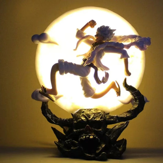 Action Figure One Piece Luffy Gear 5 Lua | BANDAI  (14cm)