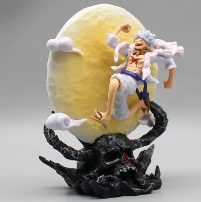 Action Figure One Piece Luffy Gear 5 Lua | BANDAI  (14cm)