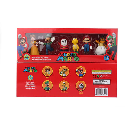 Kit Action Figures Super Mario 6PCS (4-7cm)