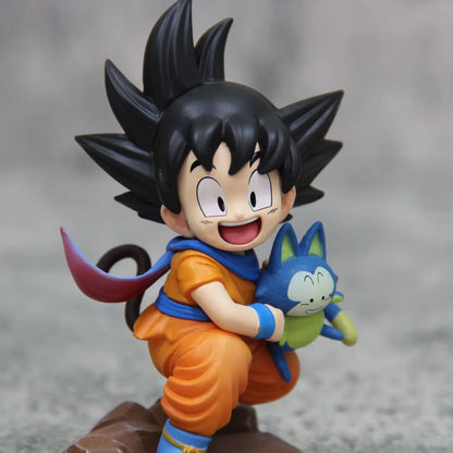 Action Figure Dragon Ball Pequeno Goku Modelo de PVC 10cm