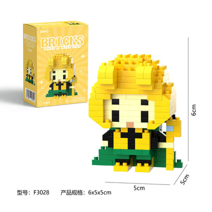Quebra-Cabeça de Blocos Avengers, Spider-Man, Batman, Deadpool | BRICKS (140 a 230 peças)