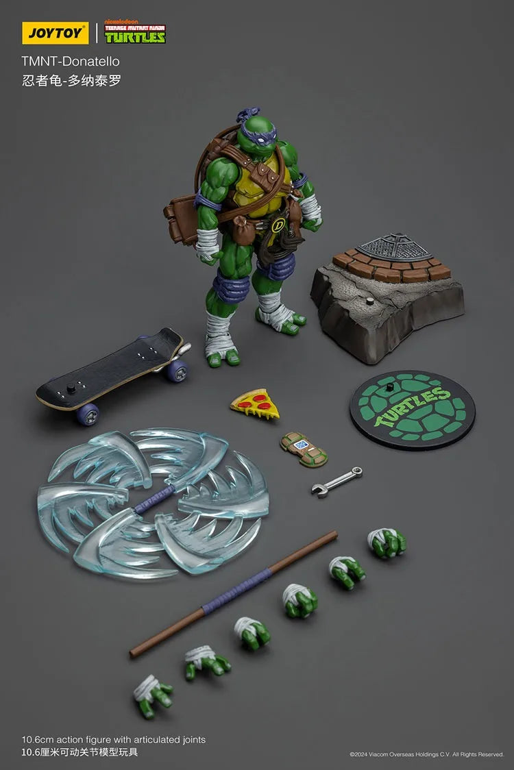 Action Figure Tartarugas Ninja Donatello | JOY TOY (18cm)
