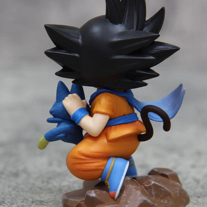 Action Figure Dragon Ball Pequeno Goku Modelo de PVC 10cm