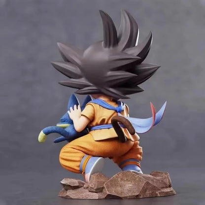Action Figure Dragon Ball Pequeno Goku Modelo de PVC 10cm