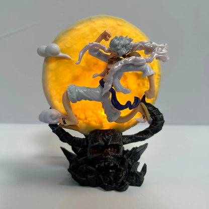Action Figure One Piece Luffy Gear 5 Lua | BANDAI  (14cm)