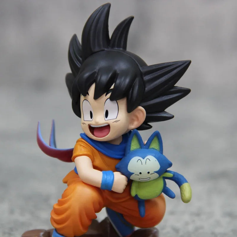 Action Figure Dragon Ball Pequeno Goku Modelo de PVC 10cm