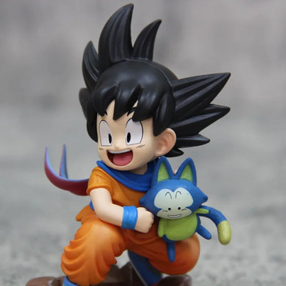 Action Figure Dragon Ball Pequeno Goku Modelo de PVC 10cm