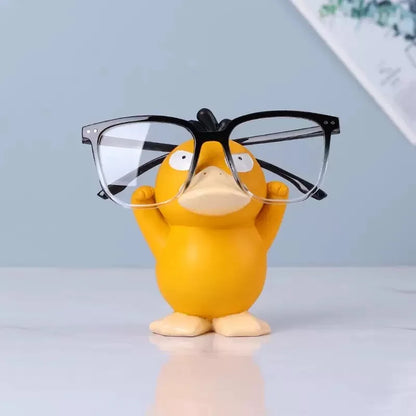 Suporte Pokémon Psyduck Óculos Decoração Presente