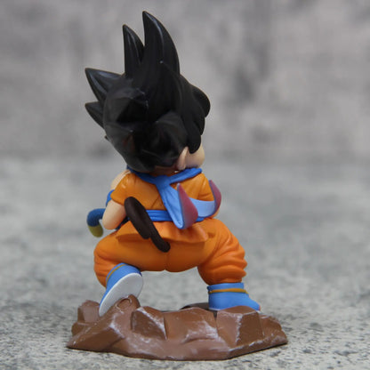Action Figure Dragon Ball Pequeno Goku Modelo de PVC 10cm
