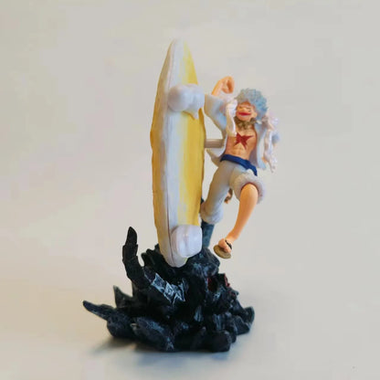Action Figure One Piece Luffy Gear 5 Lua | BANDAI  (14cm)