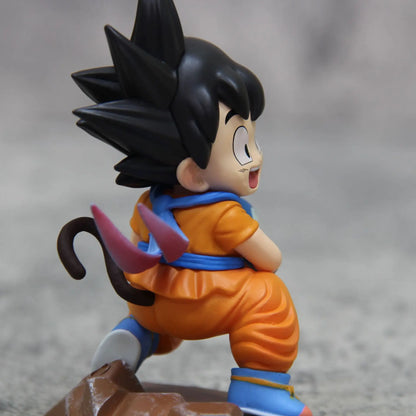 Action Figure Dragon Ball Pequeno Goku Modelo de PVC 10cm