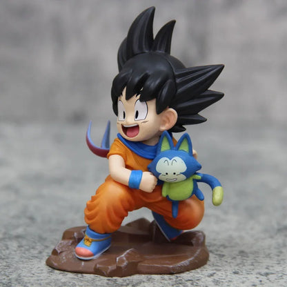 Action Figure Dragon Ball Pequeno Goku Modelo de PVC 10cm