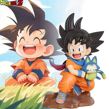 Action Figure Dragon Ball Pequeno Goku Modelo de PVC 10cm