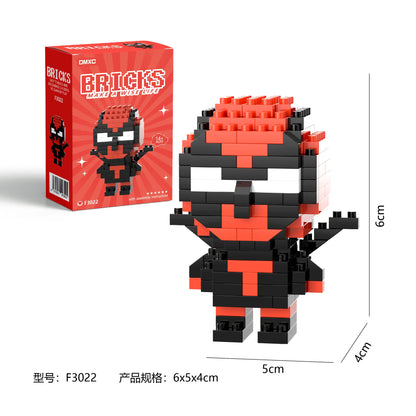 Quebra-Cabeça de Blocos Avengers, Spider-Man, Batman, Deadpool | BRICKS (140 a 230 peças)