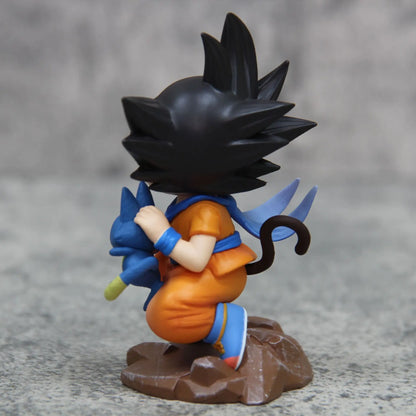 Action Figure Dragon Ball Pequeno Goku Modelo de PVC 10cm