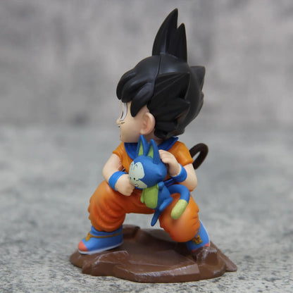Action Figure Dragon Ball Pequeno Goku Modelo de PVC 10cm